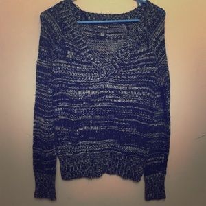 black and white sweater