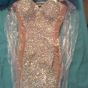 Champagne Cinderellas Closet Dress