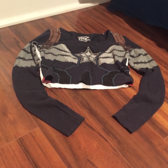 Captain America crop top