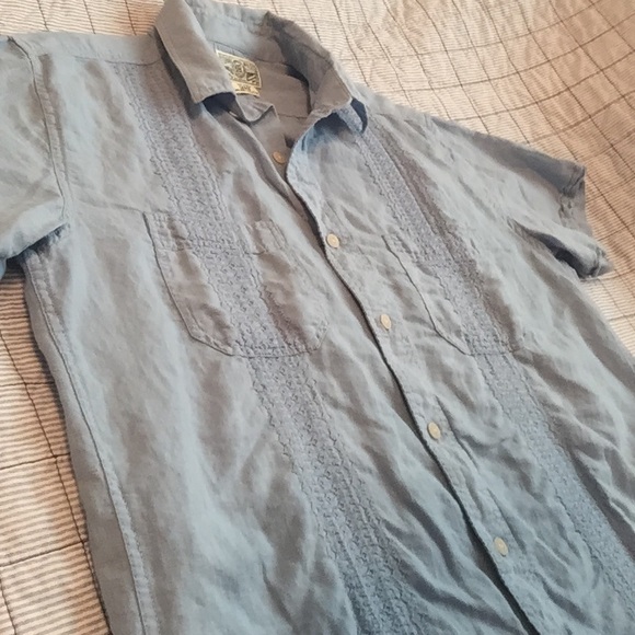 Lucky brand men's linen button down