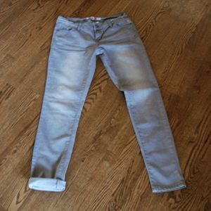 Grey Skinny Jeans with Sequin Details