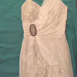 White & Silver Dress