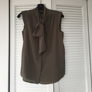 French connection khaki blouse