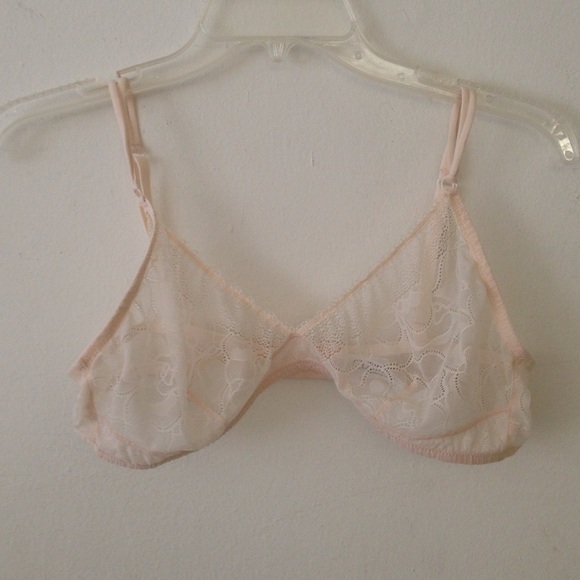 Sheer Pink Bra by American Apparel