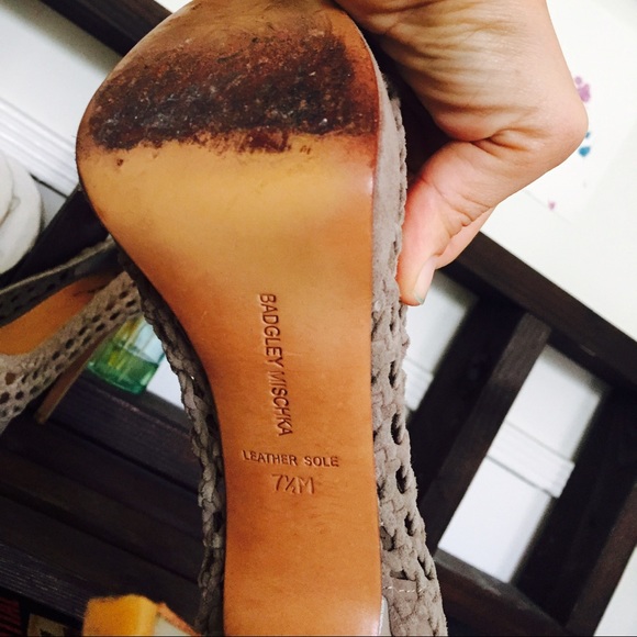 ‼️SOLD‼️MARK & JAMES Badgley Mischka sandal heels - Picture 4 of 4