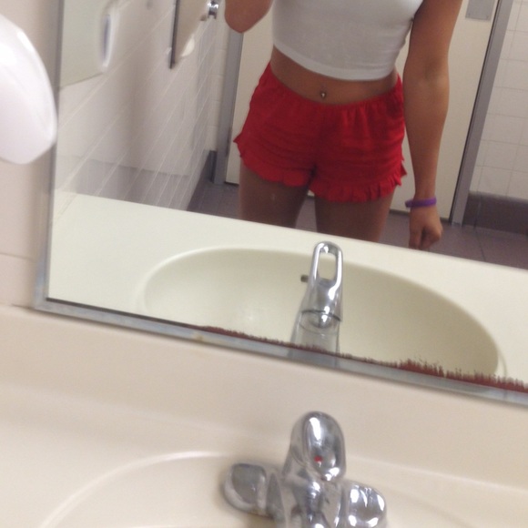 red Fourth of July shorts - Picture 2 of 2