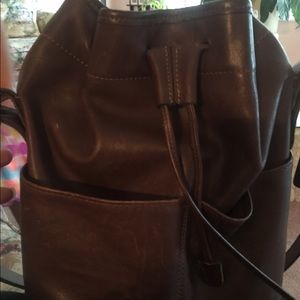 Vintage leather Coach bag