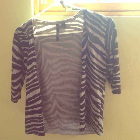 Zebra Print Sweater