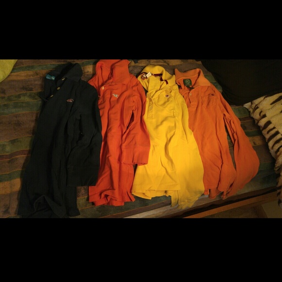 4 name brand sleeved polos - Picture 1 of 3