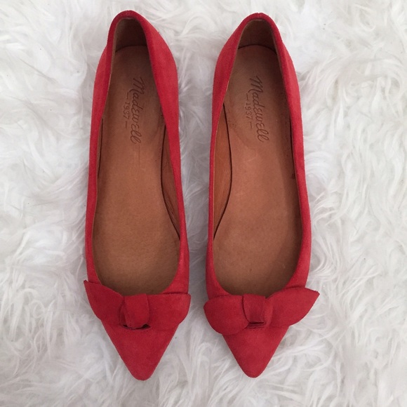 ✖️SOLD✖️Madewell French Knot Pointed Flat