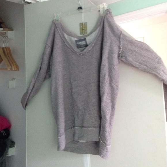Oversized purple/grey sweater