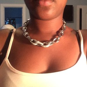 Vince Camuto Silver studded necklace