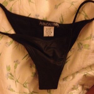 BNWOT MANDALYNN leather bikini bottoms