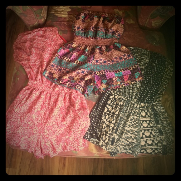 🎀🎀🎀 Romper Bundle Adorable!Reserve for Abby