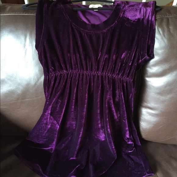 Urban Outfitters purple velvet tunic 😘