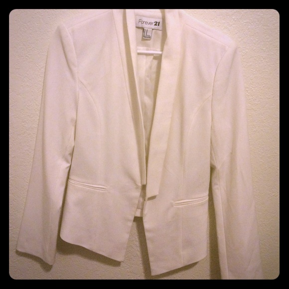 White Forever 21 Blazer