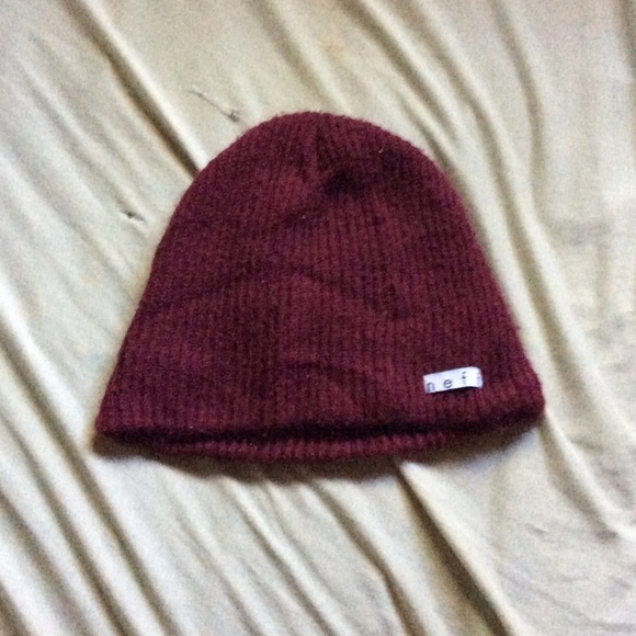 Oxblood Neff Knit Beanie