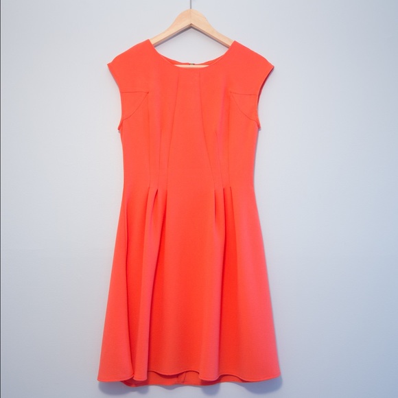 Flirty Coral Sun Dress