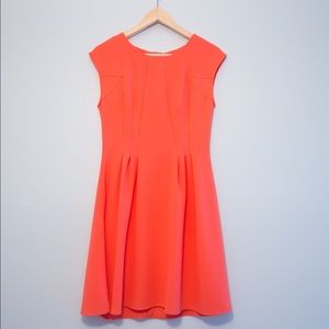 Flirty Coral Sun Dress