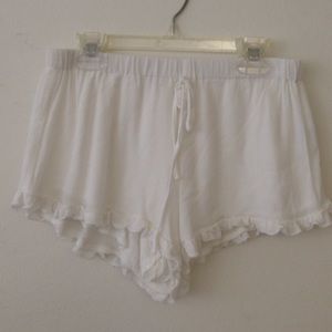 Cotton Candy White Shorts