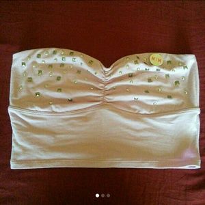 VS Pink Studded Bandeau