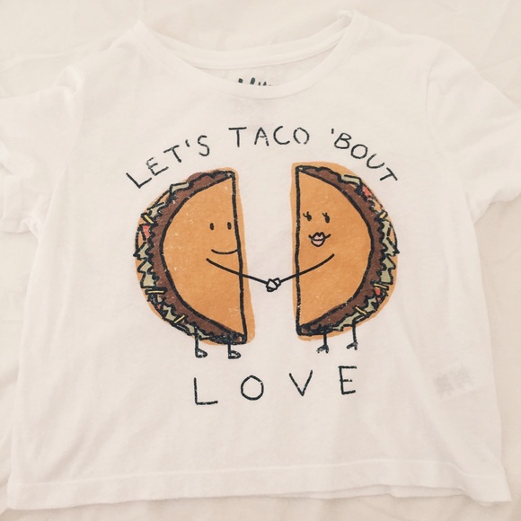 Lets “Taco” Bout Love Crop Top | XS