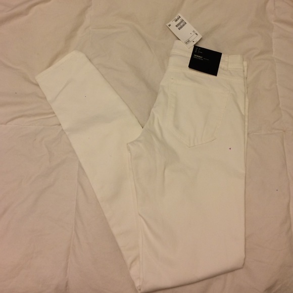White H&M denim NEW!