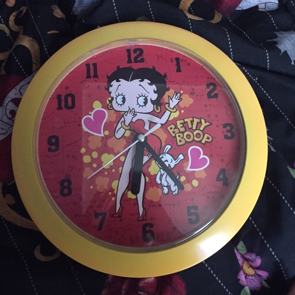 Betty boop clock