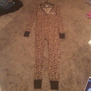 PINK cheetah print onesie
