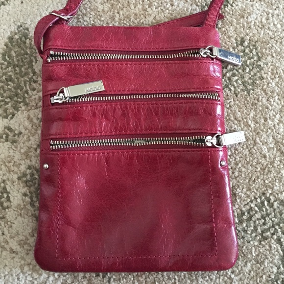 Red HOBO crossbody bag
