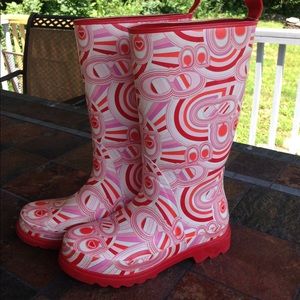 Paisley Coach Rain Boots