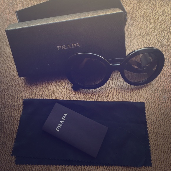 Prada Accessories - Authentic Prada 55mm Round Sunglasses