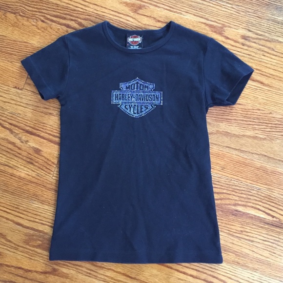 Harley Davidson sequins top S