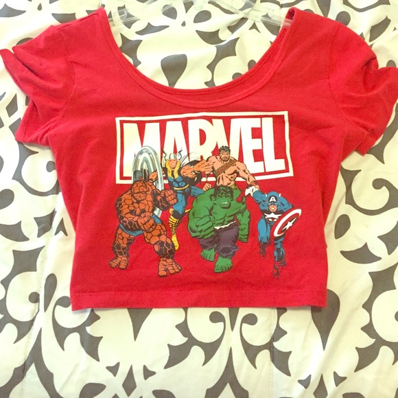 Marvel crop top