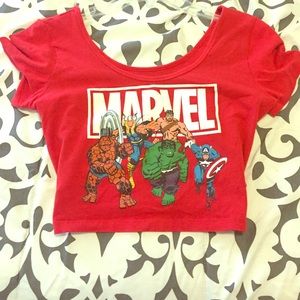 Marvel crop top
