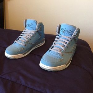 Blue Suede Jordan's