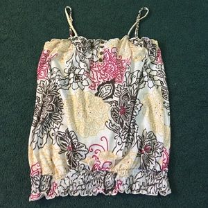 Floral tank top