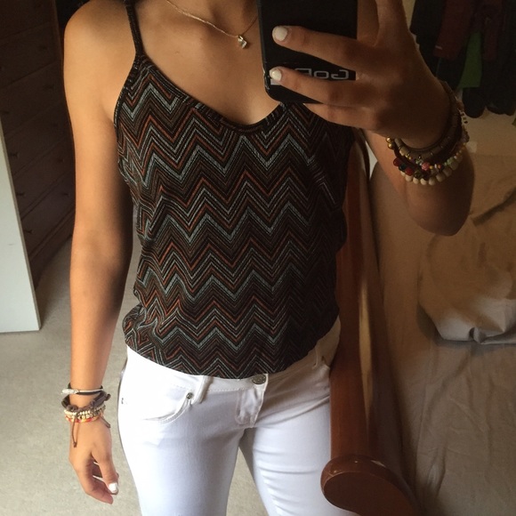 zig zag tank top
