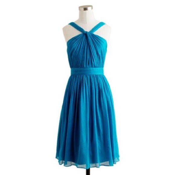 J. Crew Silk Chiffon Dress Sz 6