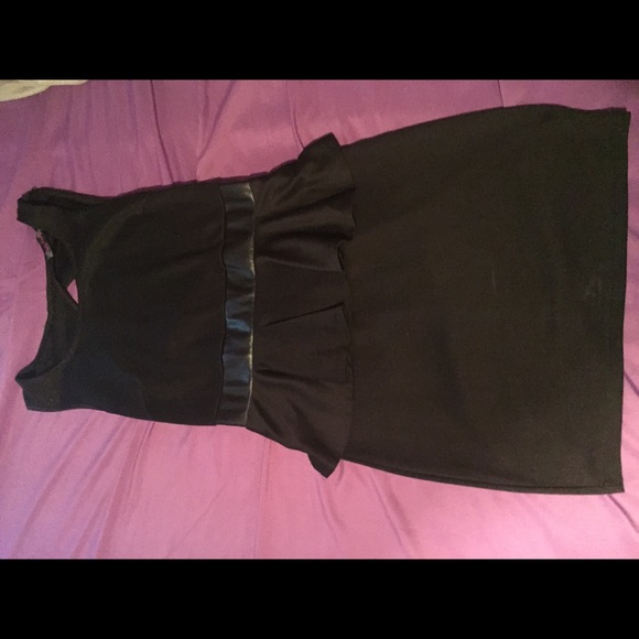 Peplum backout dress