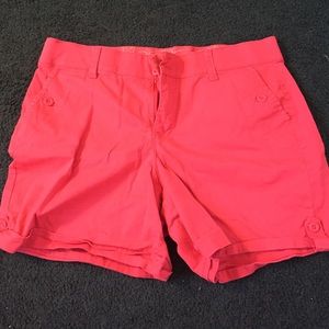 Red shorts