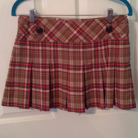 Mini school girl skirt