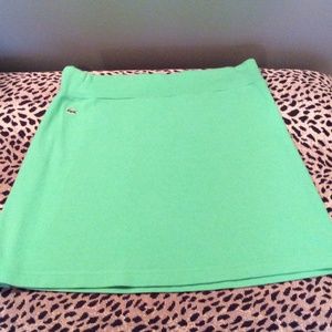 Lacoste pique green skirt
