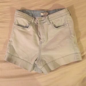 High waisted shorts