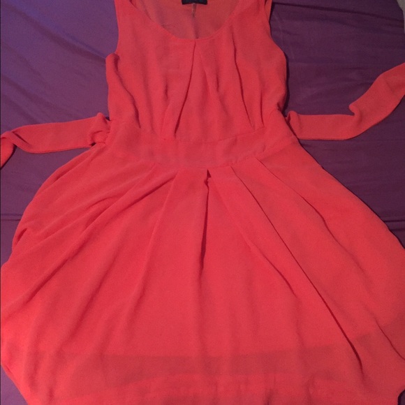 Pink coral dress