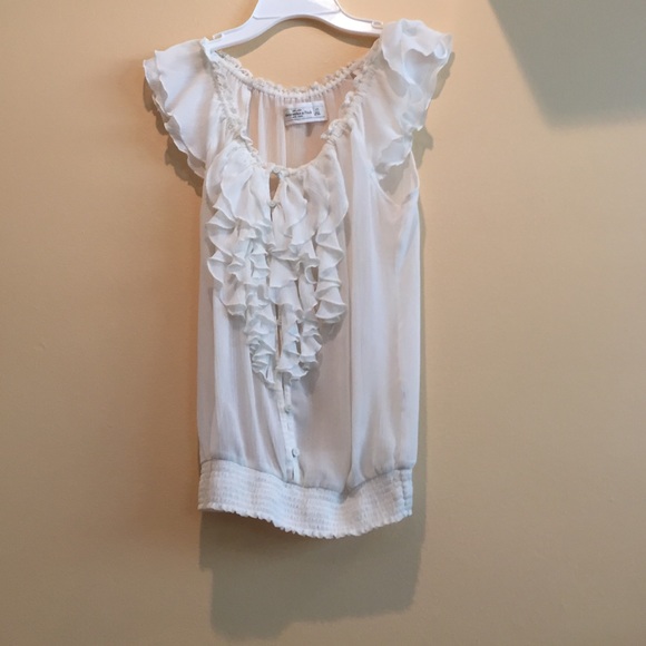 Cream colored blouse