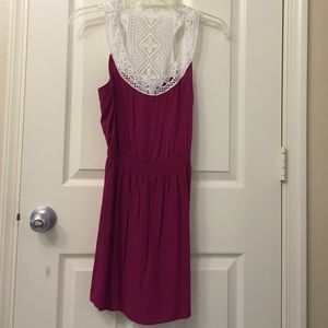 Summer lace top dress
