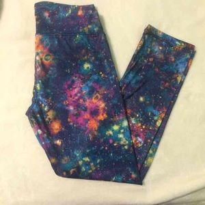 Galaxy Capri length leggings