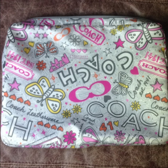 15" coach laptop case