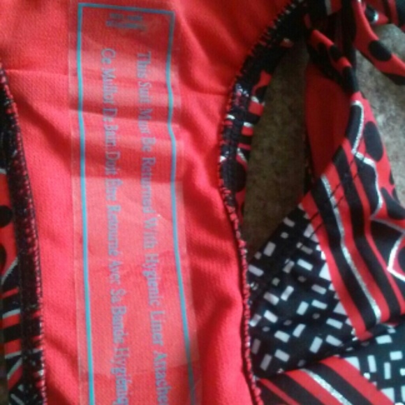 Xhilaration red string bikini bottoms nwot - Picture 4 of 4